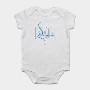 Peace love unity respect Baby Bodysuit